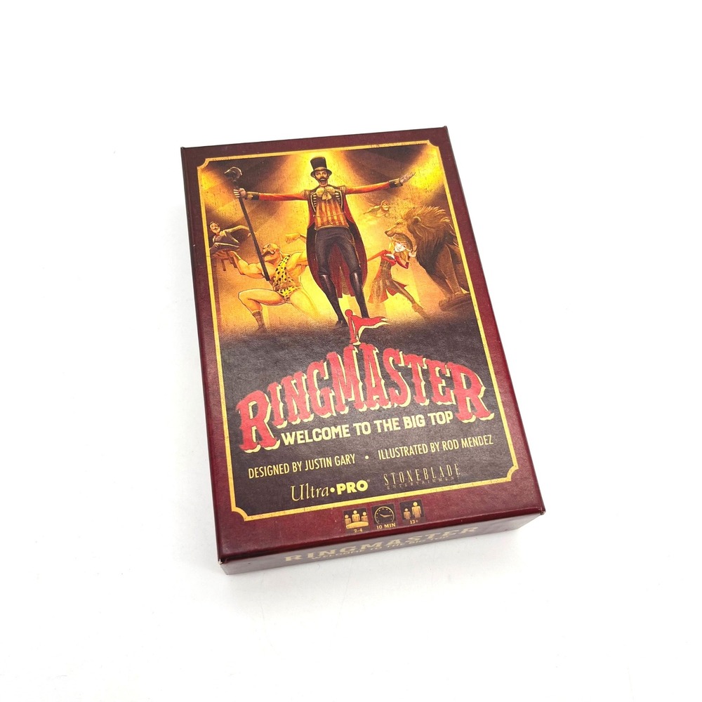 Ringmaster Welcome to the Big Top Card Game Stoneโ Blade Ultra Pro Complete Set